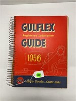 1956 GULFLEX LUBRICATION GUIDE BOOK