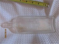 9" Zanol Products Co. Medicine Cosmetic Bottle