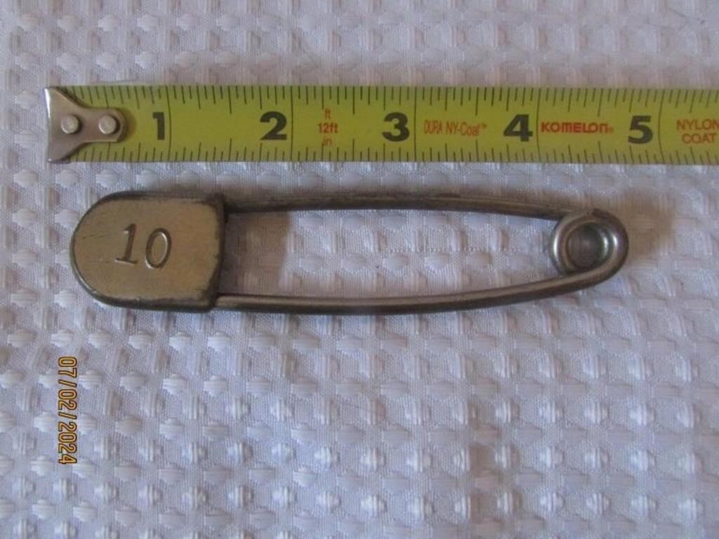 Vintage Large Safety Pin  5"   No Brand #10