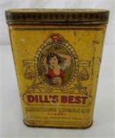 DILL'S BEST RUBBED SMOKING TOBACCO POCKET POUCH