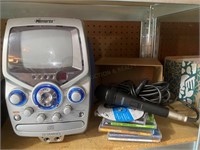 Memorex Portable TV, Microphone etc