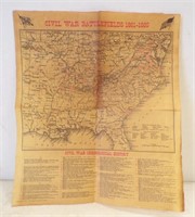 CIVIL WAR BATTLEFIELD MAP