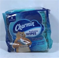 New Charmin Flushable Wipes 4pk