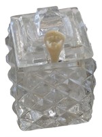 Stunning Crystal Diamond Cut Spice Jar
