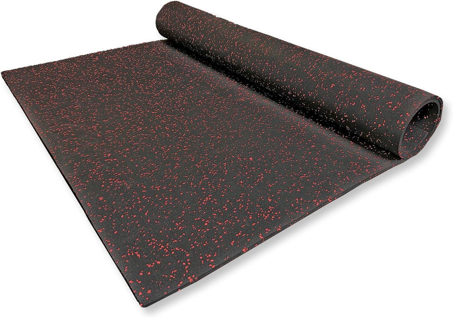 On Deck Sports Red Rubber Flooring Roll 8mm