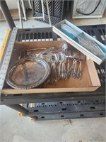 Silverware lot with server