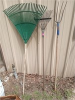 Three-piece yard tools