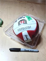 Autographed Husker Mini Volleyball
