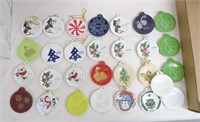 Fiesta Post 86 go along lot of 29 ornaments