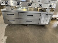 Delfield 60” Refrigerated Chefs Base