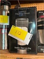 (2) Stainless steel auto mugs