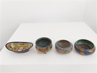 4 Gouda Pottery Bowls
