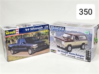 '80 Dodge Ramcharger & '99 Silverado Model Kits