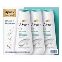 Dove Sensitive Skin Body Wash  3-pack