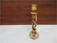 Turned Wood Candle Stick