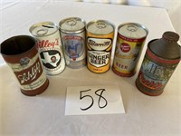 6 Cans including 1 Mickey Gilley's SEE NOTES