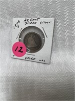 1875-S 20-cent Piece 90% Silver V.Fine
