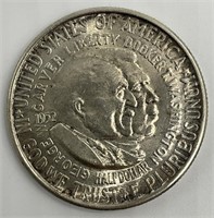 1952 Booker T Washington Silver Commemorative Half