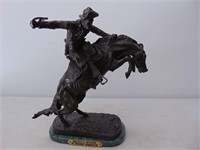 Frederic Remington Bronze Sculpture -Bronco Buster