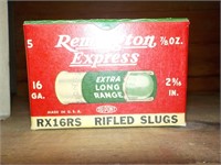 Vintage shells & box Remington 16 ga.