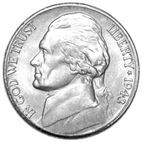 1943-D Jefferson War Nickel UNCIRCULATED