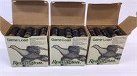 3 boxes of Remington Shotgun Shells, all full, 1
