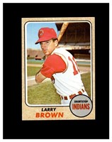 1968 Topps #197 Larry Brown EX-MT to NRMT+