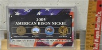 2005 American Bison Nickel set