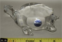 Vtg RFB Sweden Art Glass Sea Turtle Figure