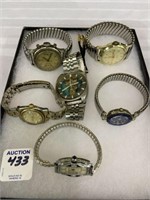 Group of Wristwatches Including Men's Timex,