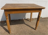 Antique Rustic Table, 38"W, 27"D, 29"H