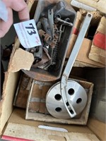 Old Coca Cola Openers with Old Car Parts