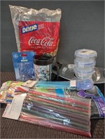 Reuseable Straws/Cutlery/Containers/Cup Lot