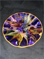 10.5 “ ABSTRACT HAND-PAINTED PLATE