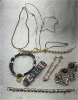 Bracelets, necklaces, misc.