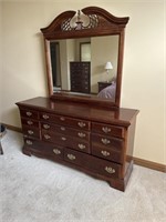Vaugh Dresser with mirror- 62” long x 32” tall x