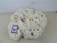 Donna Sharp Chunky Knitted Throw - Looks stained