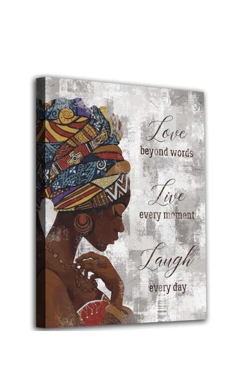 INSPIRATIONAL WORDS CANVAS WALL ART 20IN X28IN