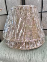 Lamp Shades Pair Velvet fabric  (New)