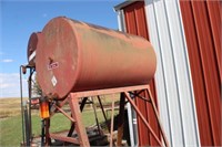 Approx. 300 Gallon Gas Tank with Stand