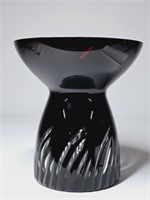 Handmade in Poland Red Glass Vase