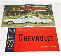 1949, 1962 Chevorlet Car Catalogs