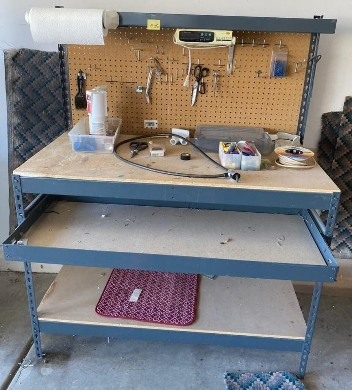J - WORK BENCH W/ CONTENTS (G15)