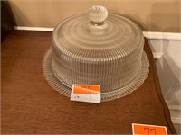 Glass Dome Cake Plate