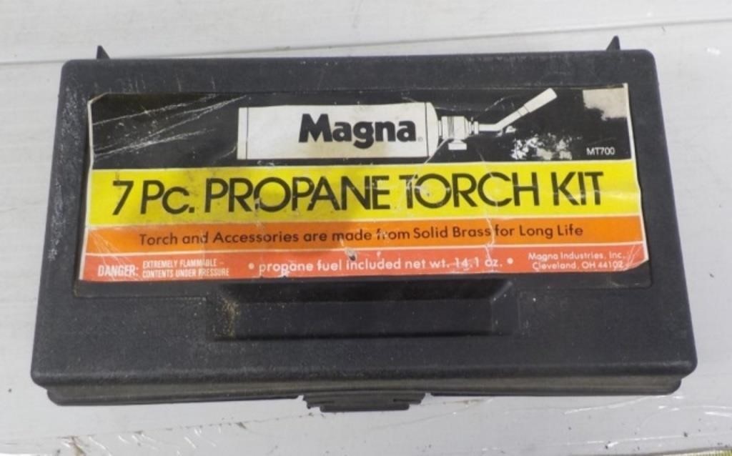 (7) Piece propane torch kit.