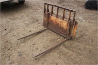 Skid Steer Forks, Approx 40"