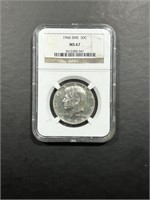 1966 US Kennedy Half Dollar NGC SMS MS67