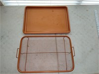 Copper Crisper Tray and Basket