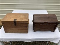 Wooden Decorator Storage Boxes