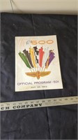 INDY 500 1963 PROGRAM